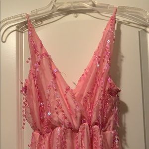 Southern Fried Chics Pink Sequin Dress NWT